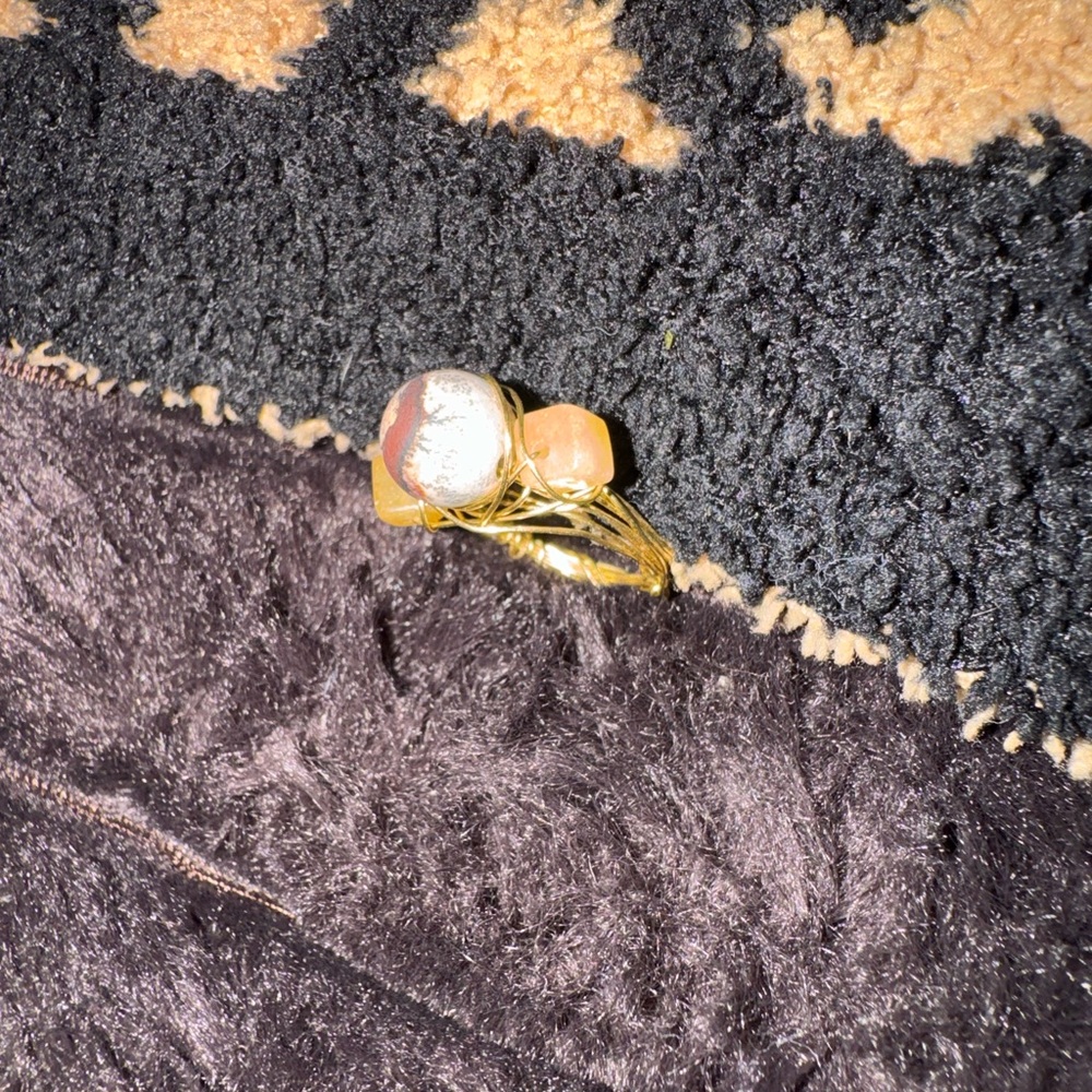 Chic Gold and Silver Women's Ring